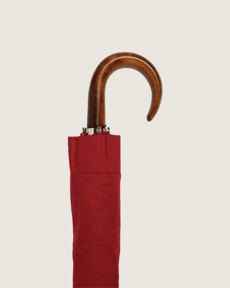 Maple wood crook, red canopy