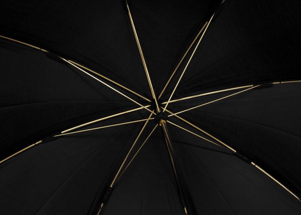 gold umbrella